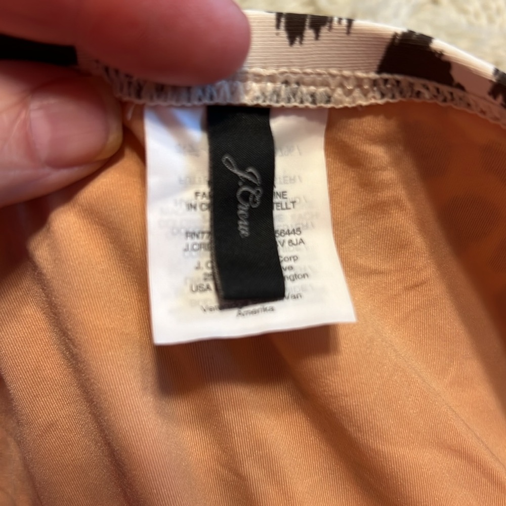 Ladies JCrew one piece bandeau swimsuit - Picture 3 of 4